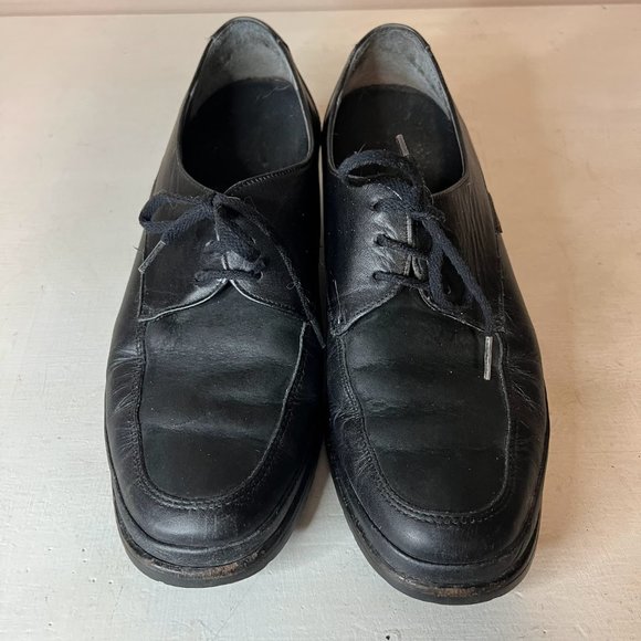 Mephisto Black Leather Dress Shoes Oxfords main image 6